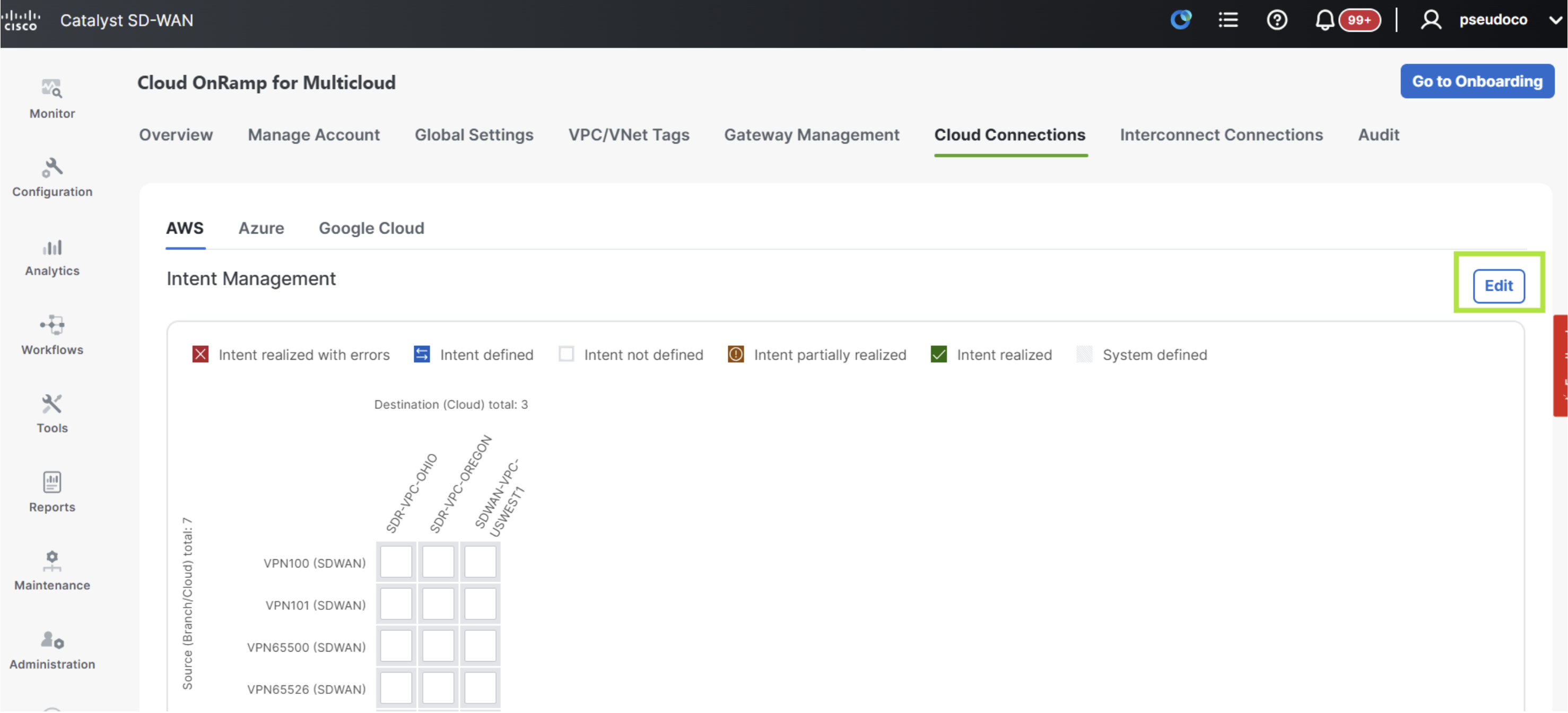 Intent Management
