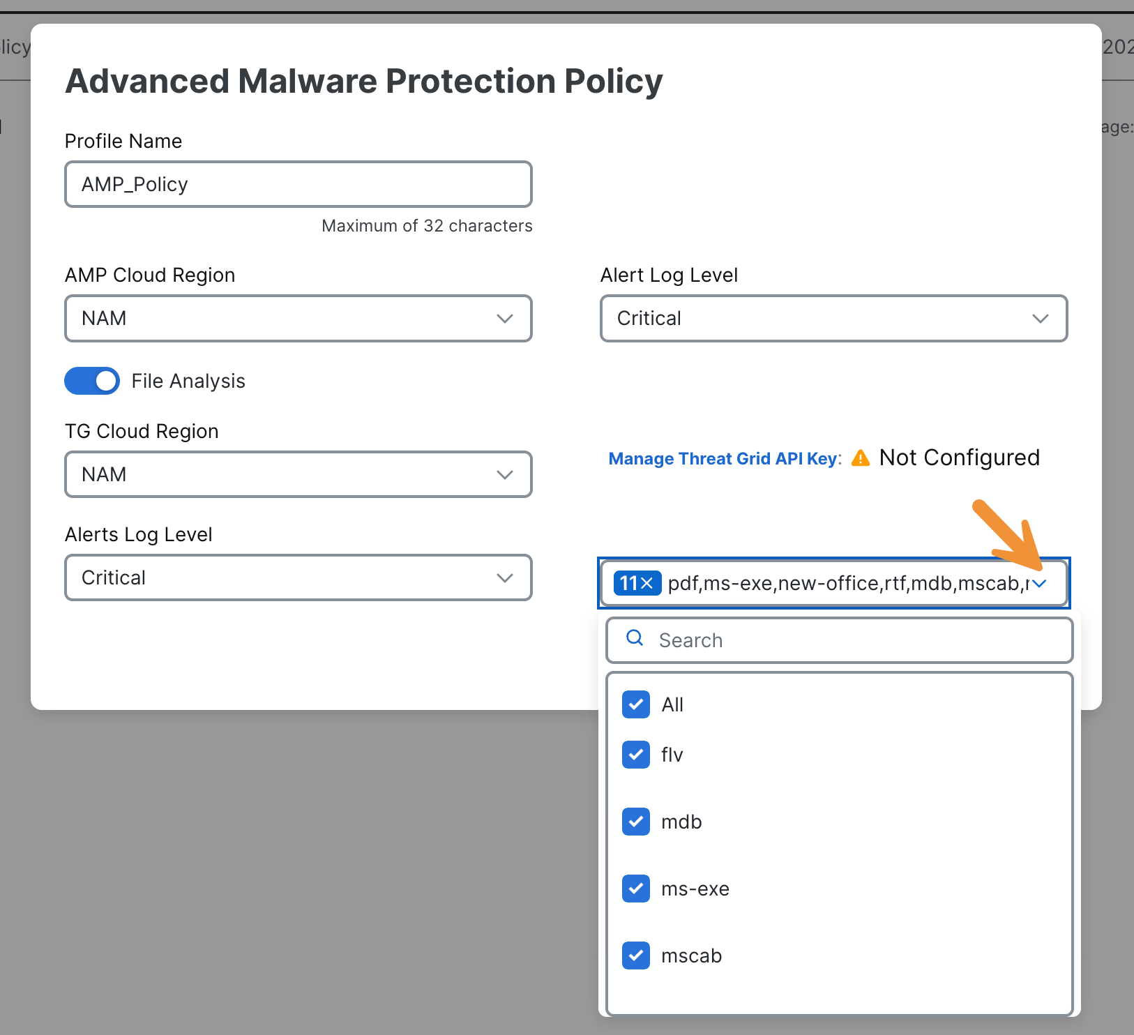 AMP Policy