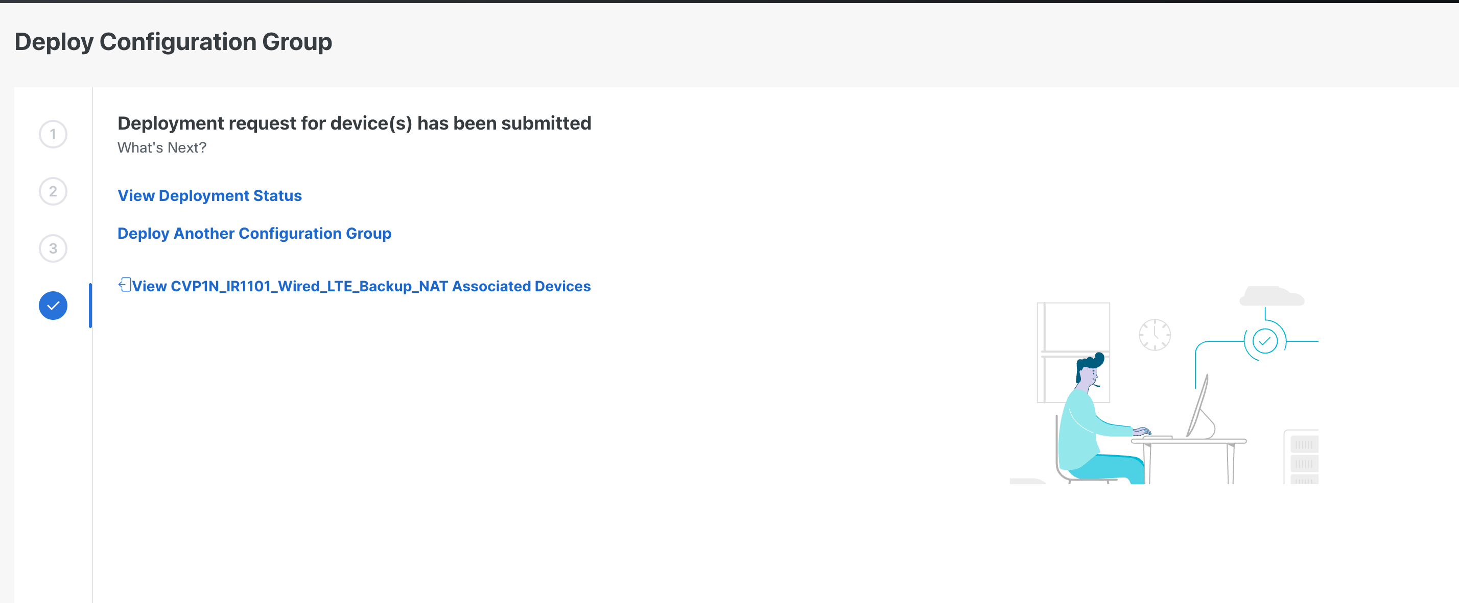 IR1101 view deployment status