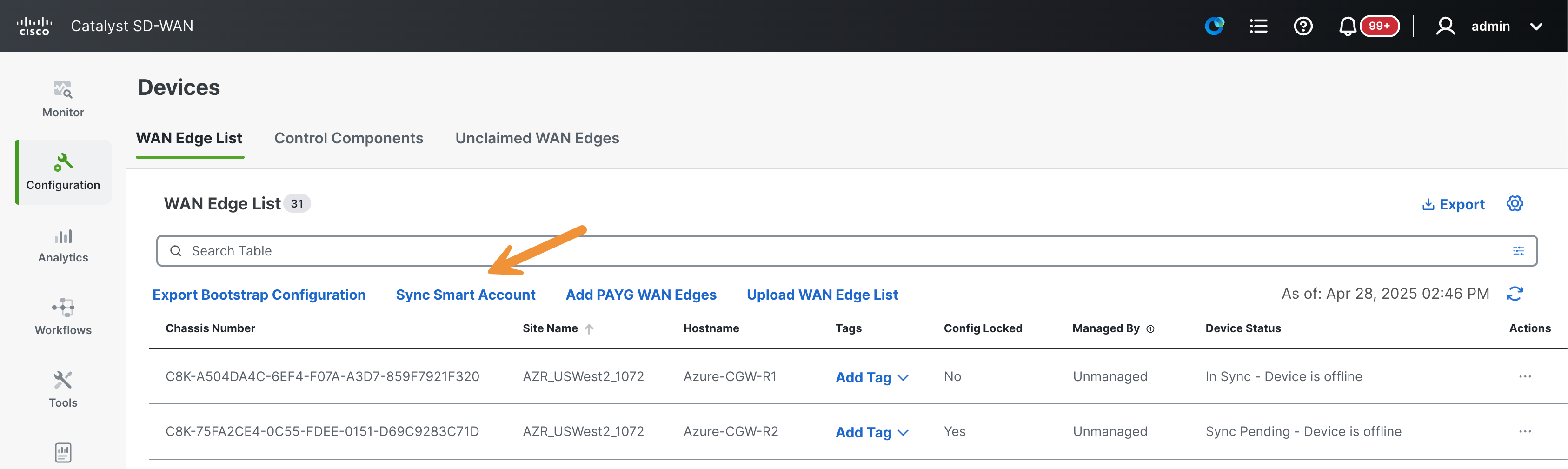 Sync Smart Account
